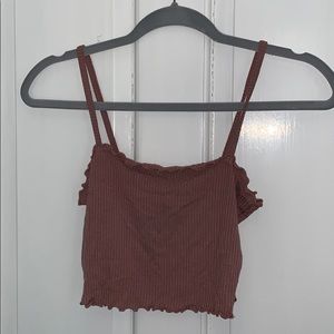 Sleeveless crop top